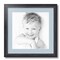 ArtToFrames 17x17" Matted Picture Frame with 13x13" Single Mat Photo Opening Framed in 1.25" Black and 2" Mat (FWM-4083-17x17)